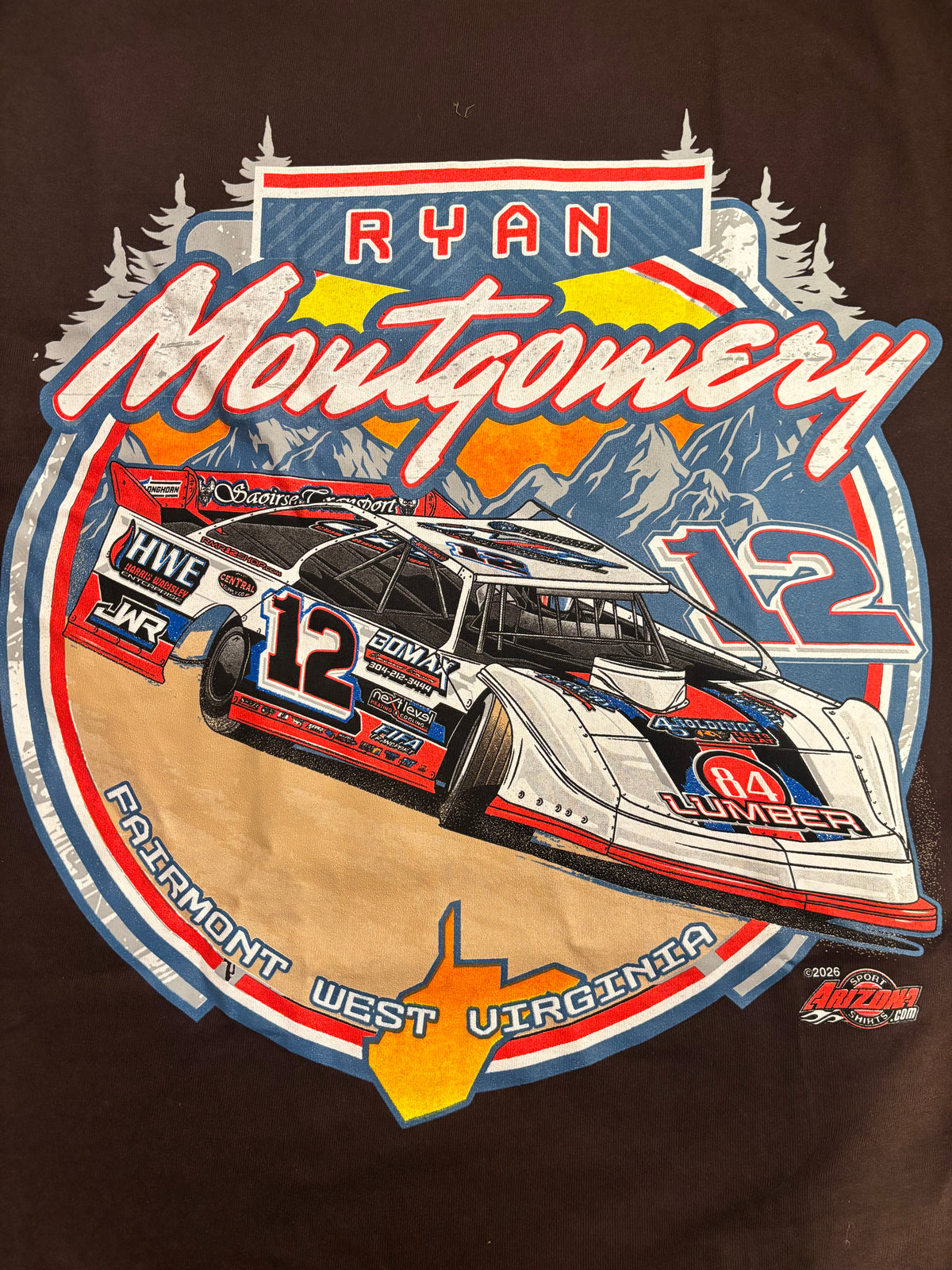 Country Roads RMR x JWR  [Dark Chocolate Brown TSHIRT]