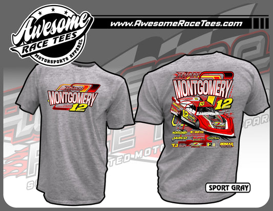 Ryan Montgomery 12 Car [SPORT GRAY TEE]