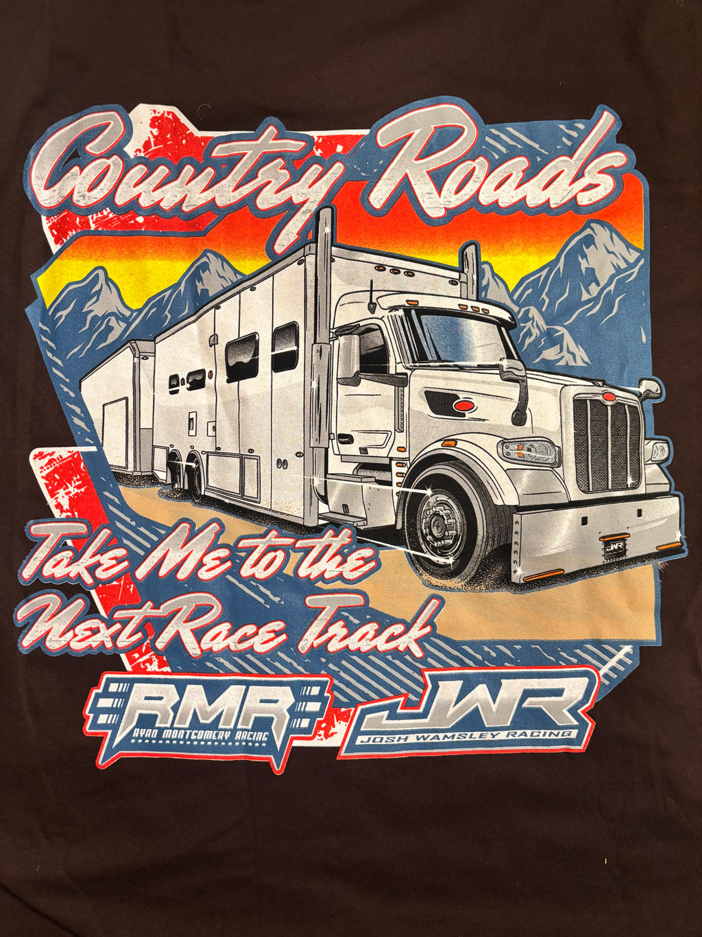 Country Roads RMR x JWR  [Dark Chocolate Brown TSHIRT]