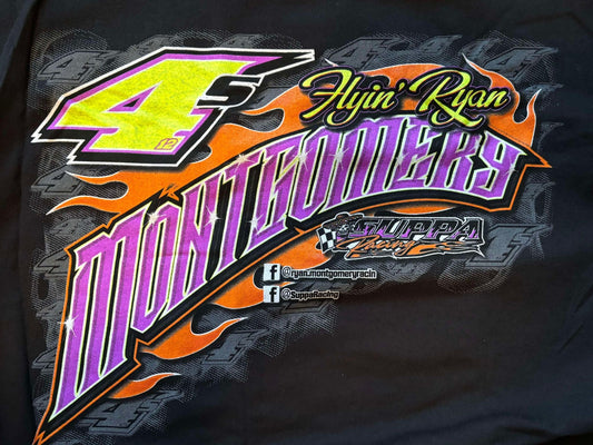 Flyin' Ryan Montgomery 4S [YOUTH BLACK TEE]