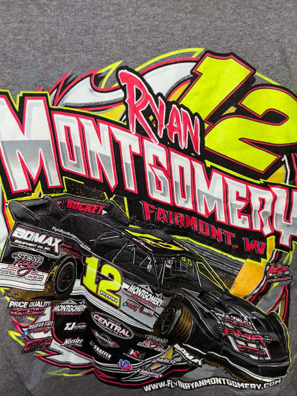 Ryan Montgomery 12 [YOUTH GRAY TEE]