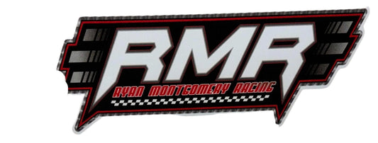 RMR Logo Decal - White Letters [13D]