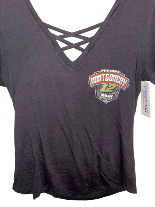 Montgomery 12 Ladies Caged Front Tee