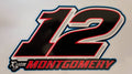 12 Ryan Montgomery Decal [RMR/JWR LOOK]