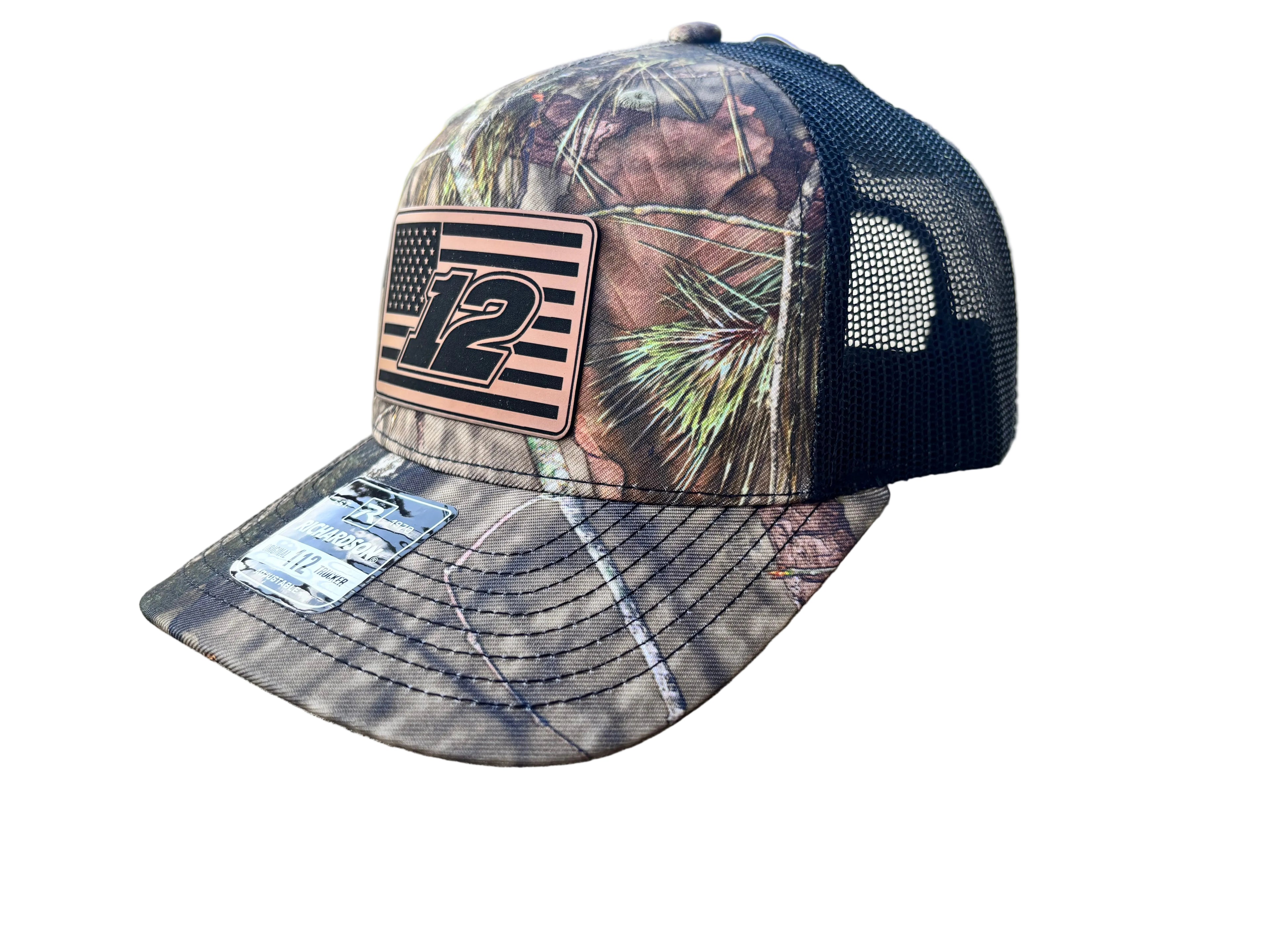 12 Hat (Mossy Oak) Richardson Trucker
