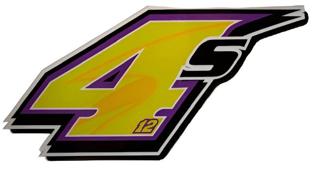 4S Number Decal [4D]