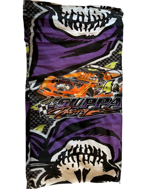 4S Suppa Race Car Face Mask: Breathable Bandana