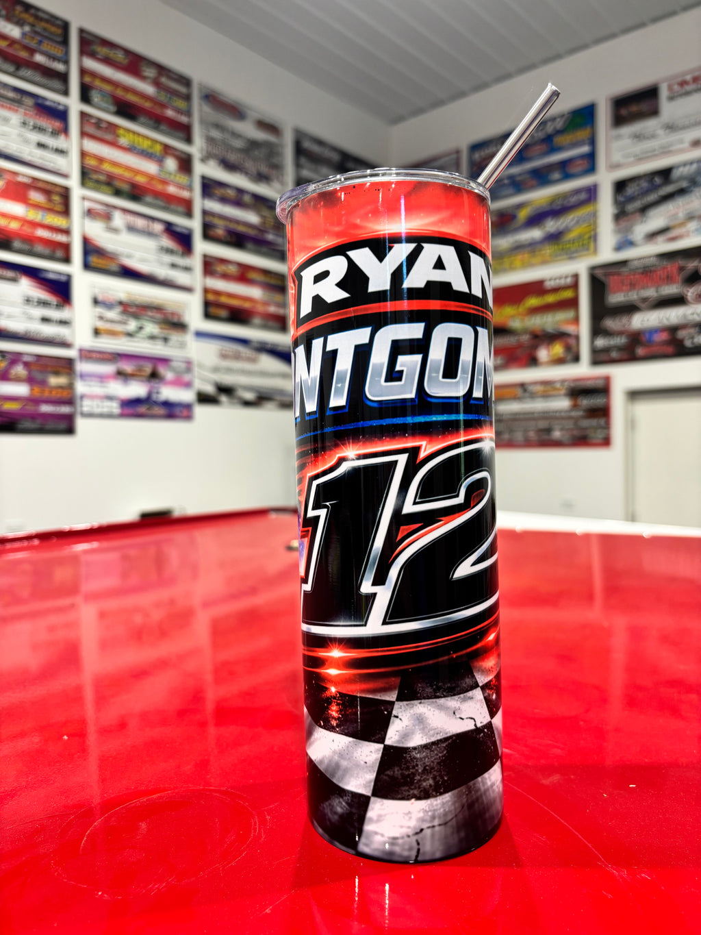 30oz. Ryan Montgomery 12 Checkered Tumbler