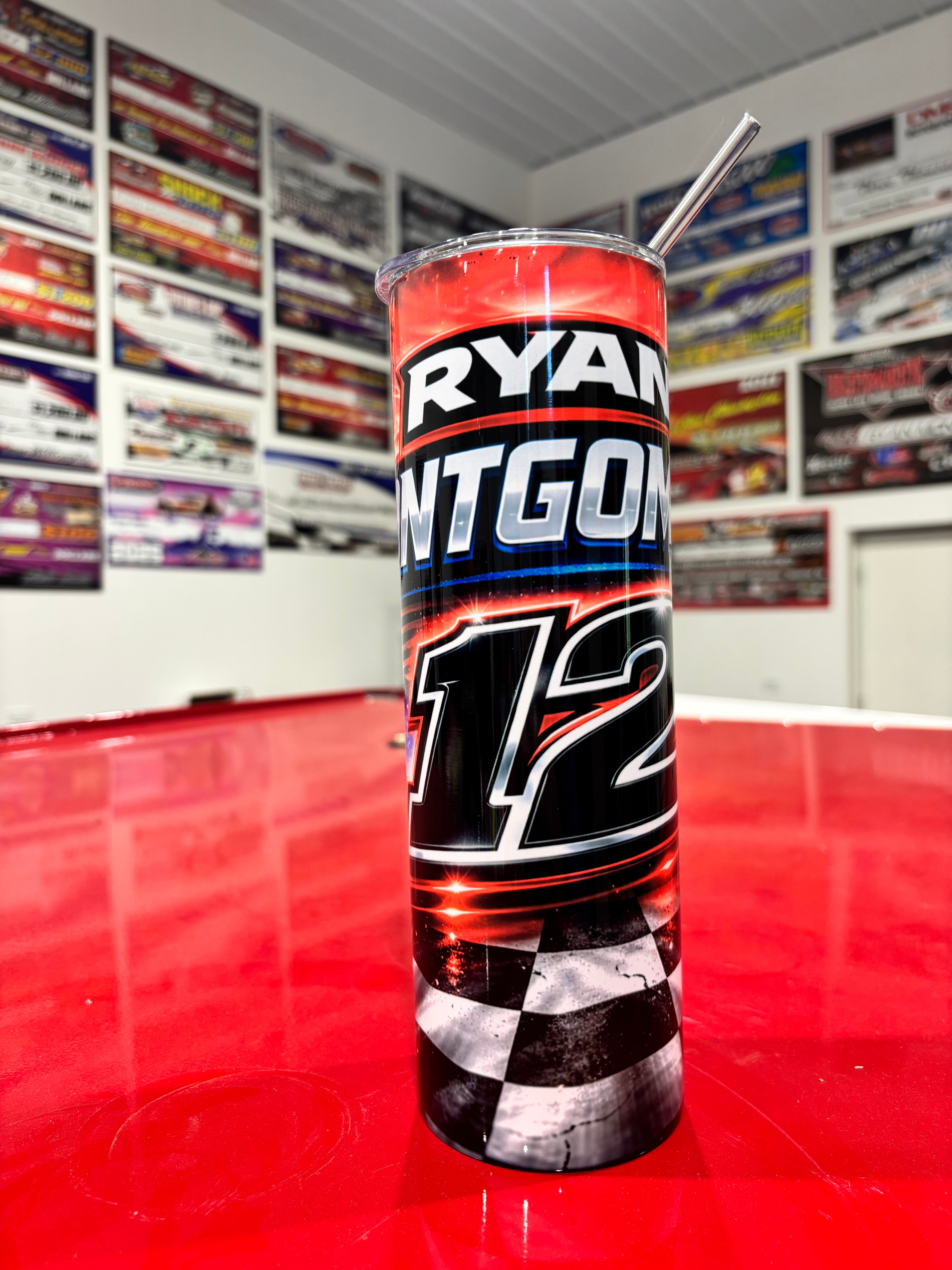 30oz. Ryan Montgomery 12 Checkered Tumbler