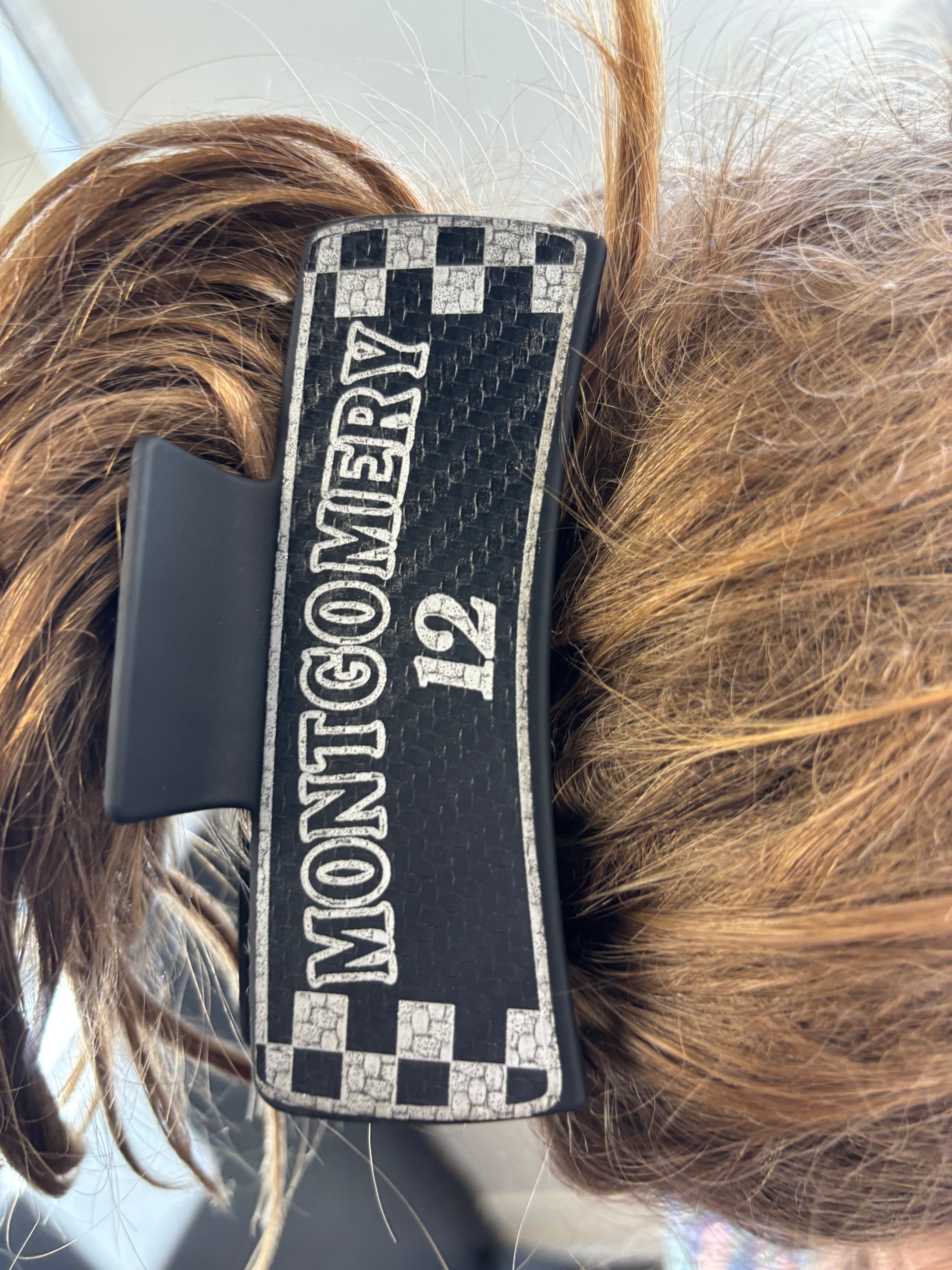 Montgomery 12 Hair Claw Clip (Black)