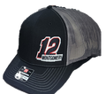 12 Montgomery Hat (Black) Richardson Trucker