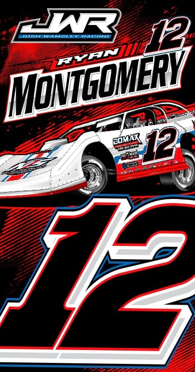 RMR & JWR Race Car Face Mask: Breathable Neck Wrap