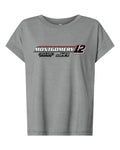 RMR & JWR LADIES WASHED GRAY RELAXED TEE
